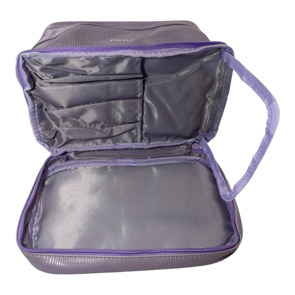 Fancii Macy Bag 2 In 1 Makeup Pink Zippers MSRP $46 - Picture 3 of 9
